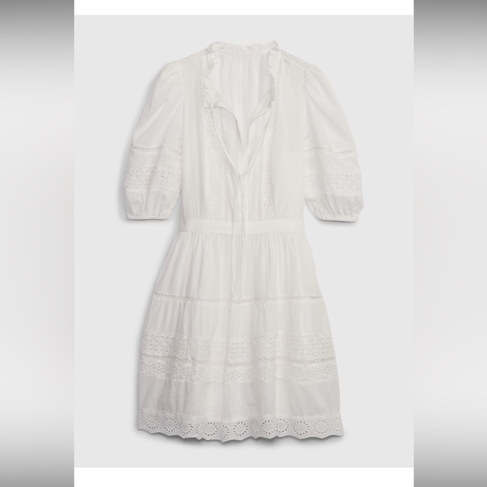 NWT GAP Puff Sleeve Laze Mini Dress Sz XXL